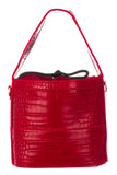 Kira Croc Bucket Bag