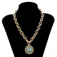 Emme Vintage Turquoise Necklace